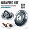 Angle Grinder Self-locking Pressure Plate M10 M14 Flange Quick Release Lock Nut Portable Installation Quick Release Chuck Tool