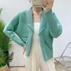 Plara Pleated Wide Folding Lapel Jacket Up To 88
