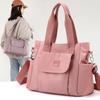Women's Nylon Tote Bag Multi-interlayer Crossbody Satchel Bag Large Capacity Casual Top Handle Handbags
