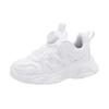 Children's sports shoes 2025 autumn new school designated little white shoes medium and large children's versatile rotating button little white shoes