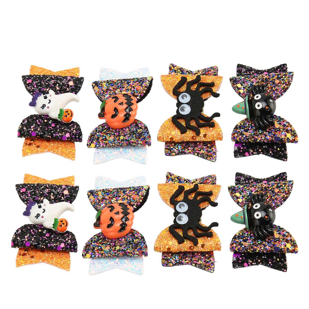Бантики для волос для домашних животных на Хэллоуин, симпатичные, изысканные, для пучка волос для собак с резинкой для ухода за щенками, 8 шт.