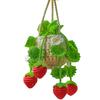 1PC Bag Pendant Rural Style Lily of the Valley Design Gift Strawberry Design Cute Car Hanging Decor Exquisite 9 Styles