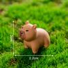 2 шт. Однотонные Мультяшные Мини Капибары Серия DIY Украшения для Поделок из Смолы Маленькие Настольные Украшения Аксессуары Фигурки Миниатюры