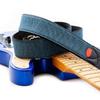 Straps 5cm BLUE RightOn! Guitar/Bass Strap, Wide, 80-145cm, DENIM-50,