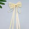 Korean Style Bowknot Hair Clips Lace Girls Headwear Elegant Bowknot Barrette  Girls