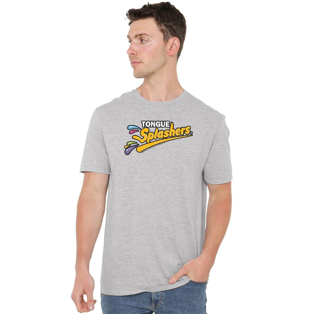 Dubble Bubble Unisex Adult Tongue Splashers Logo T-Shirt