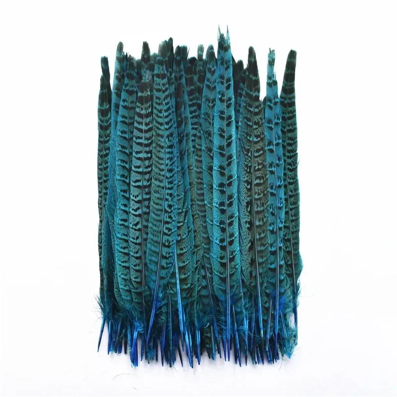 10 шт./лот Женские перья фазана для рукоделия 25-30 см/10-12" Натуральное перо фазана Свадебные перья Украшение Карнавал