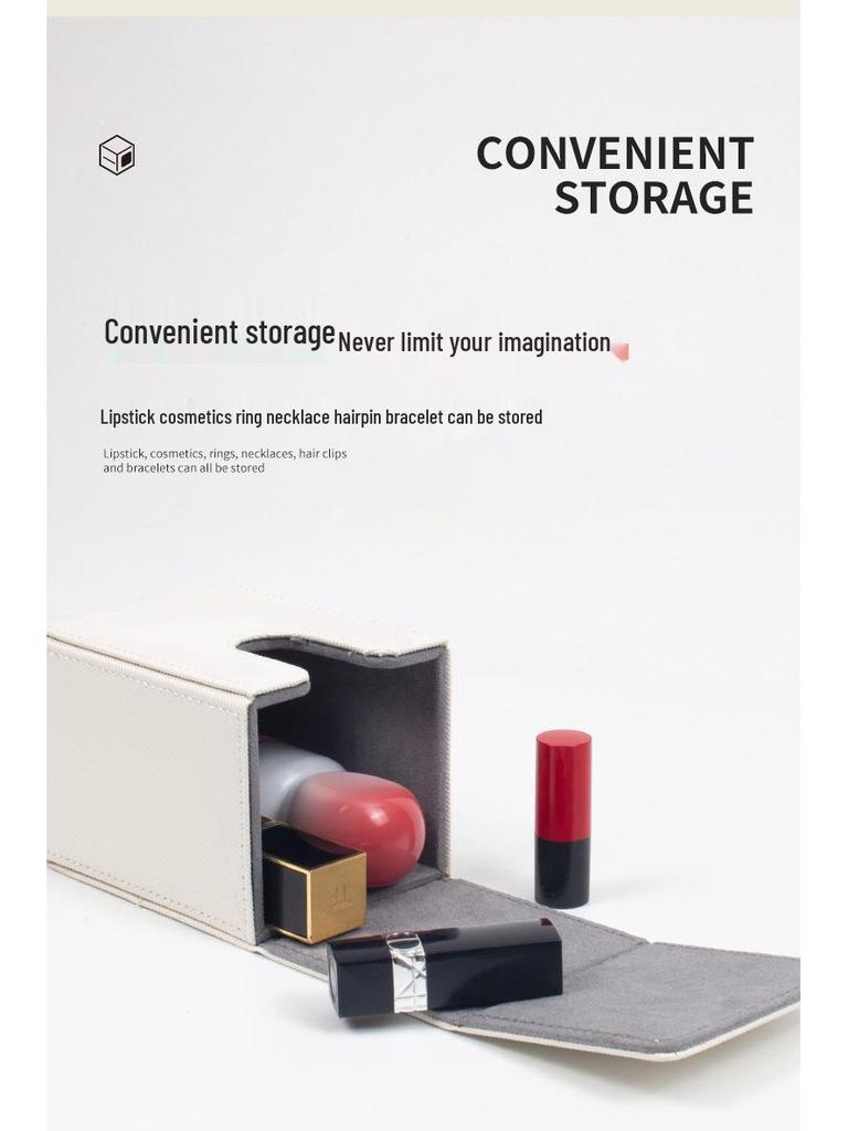 Магнитная коробка для хранения карт из ПУ кожи - Горячая красная рекомендация для карт