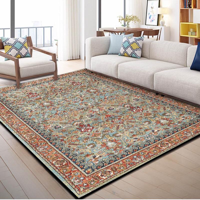 Persian Living Room Carpet Bedroom Bedside Sofa Coffee Table Study Retro European and American Carpet