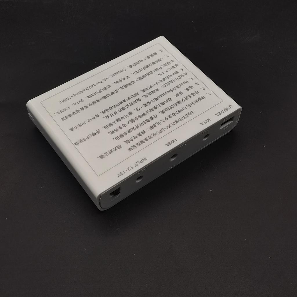 DIY 6x 18650 Battery USB 5V 9V 12V 5.5x2.1mm UPS Power Supply Box for WiFi Router Modem Security Camera DVR Smartphone