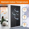 1PC Insulated Door Curtain Energy-Efficient Magnetic Track System Winter Automatic Closing Mechanism Home Magnetic Interior Doors