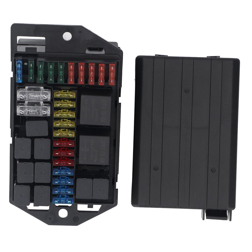 Комплект предохранителей и реле, 2 шт. 5-контактных реле, 9 шт. 4-контактных реле, 24 шт. плоских предохранителей с обжимными клеммами для Ca
