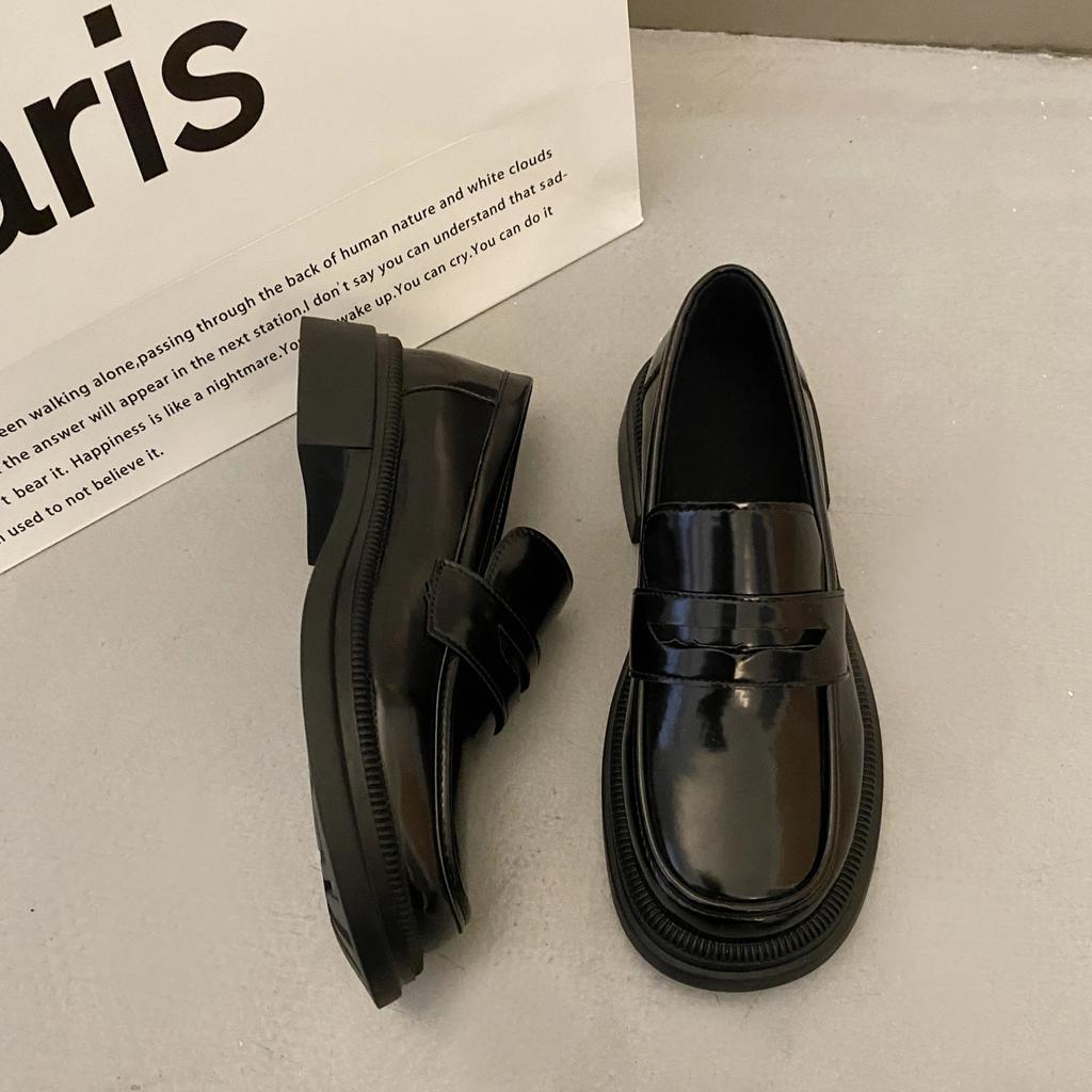 Модные коричневые лоферы женские, обувь для японских школьниц, униформа JK, обувь с круглым носком для женщин и девушек, ретро, с круглым носком, обувь для косплея Лолиты, Mujer