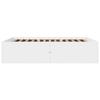 Bed Frame White 150x200 cm Particleboard