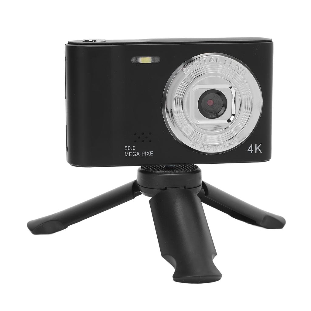 2,4-дюймовая камера 8-кратный цифровой зум 50 МП фото 4K видеозапись Компактная камера для дома и школы D04 Без карты