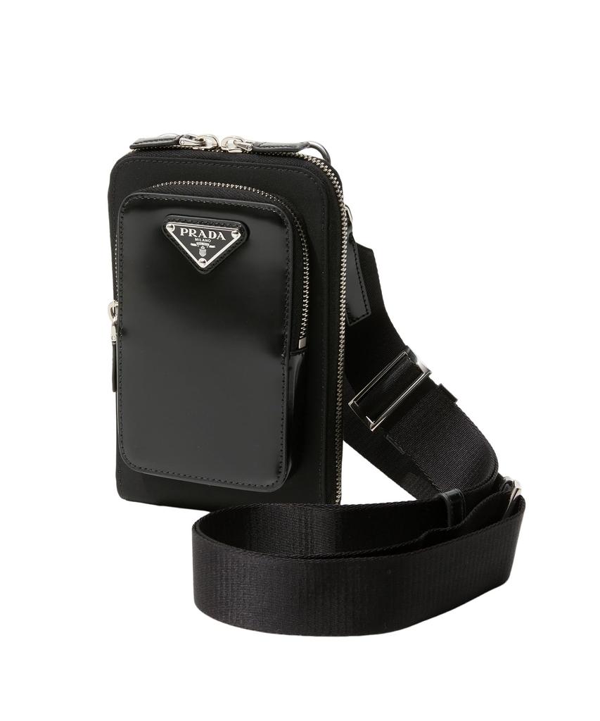 Prada Shoulder 2ZT060 Women's Re-Nylon Bag, 789, NERO.