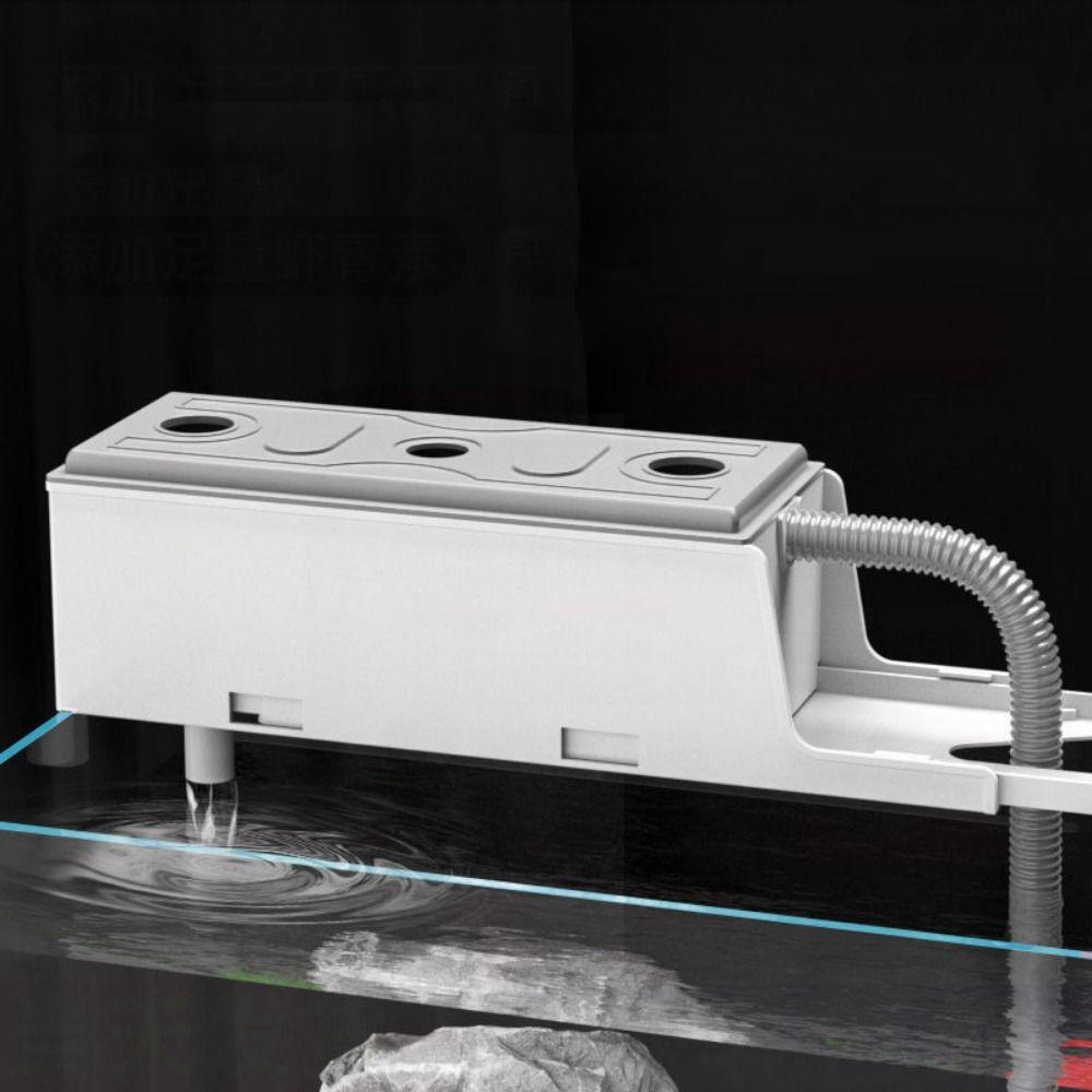 Настенный фильтр-бокс для аквариума, пластиковый капельный настенный фильтр-насос, аквариум