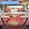 EVA Pattern Bedding,Quilt Set Quilt Cover Pillowcase Home Birthday Gift (1*duvet cover+2*pillowcase,without core)SSJT0917075