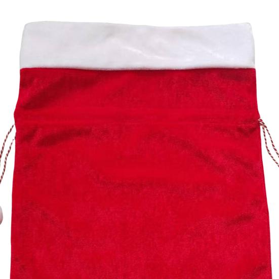 Рождественский бархатный мешок Санта-Клауса 12 X 16/20 X 28 дюймов Большой