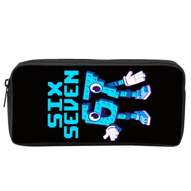 Colorful Number 67 Print Pencil Case 3D Cartoon School Supplies Boy/Girls Best Gift Children