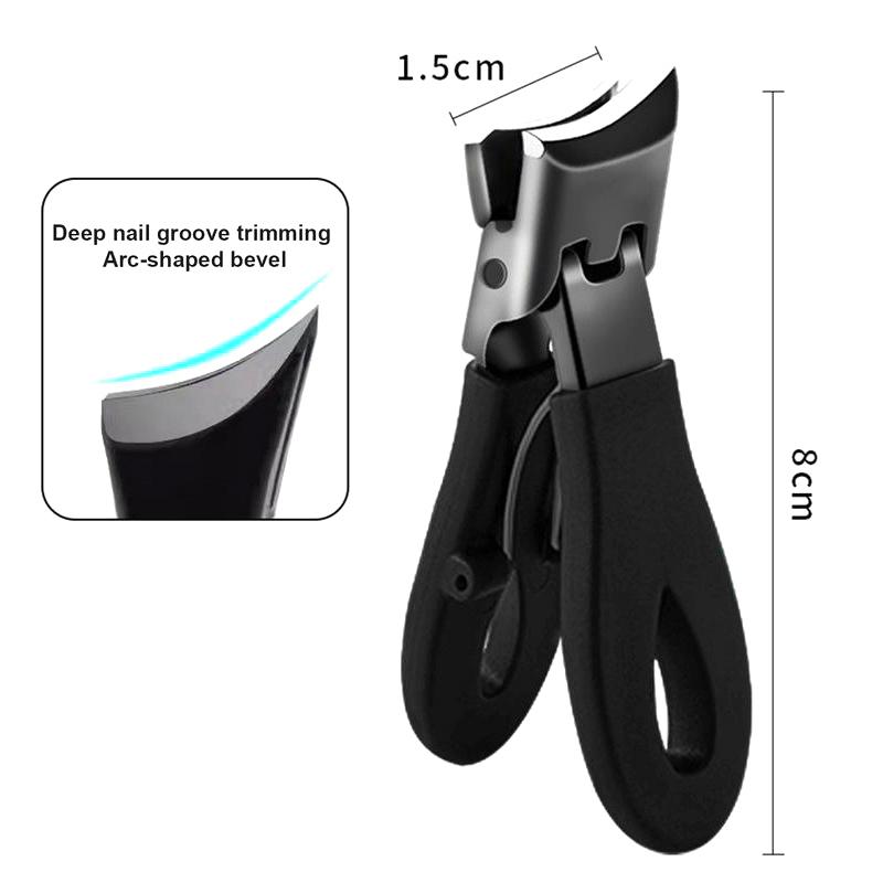 Косые кусачки для ногтей Широкое открытие челюстей Косые изогнутые Ножницы для стрижки ногтей Прочные Дорожные Косые триммеры для ногтей Кусачки для ногтей Триммеры
