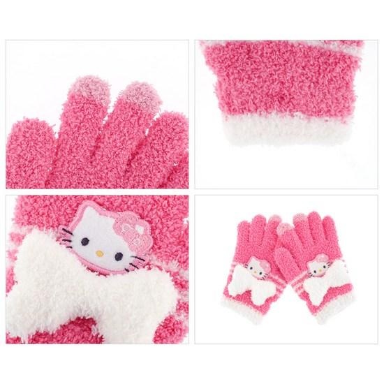 Детские перчатки с крыльями Hello Kitty Ribbon от Sanrio MGHKG60025, популярный персонаж в Корее
