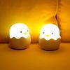 Cute Cartoon Egg Chick Tumbler Touch LED Night Light Kids Room Bedside Lamp