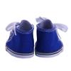For 18-inch Doll DIY Clothes Accessories 43cm Doll Shoes Cloth Shoes Sneakers Casual Wear Shoes