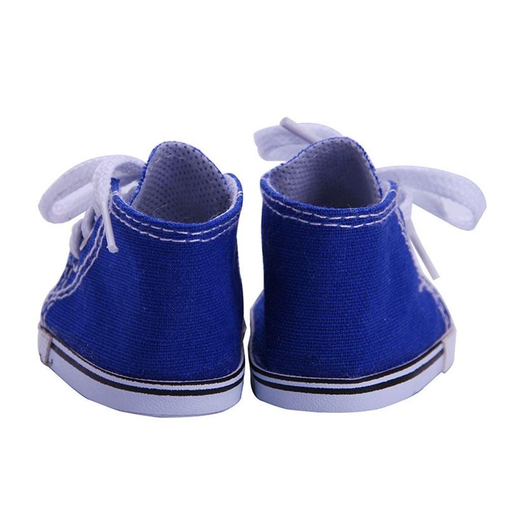For 18-inch Doll DIY Clothes Accessories 43cm Doll Shoes Cloth Shoes Sneakers Casual Wear Shoes