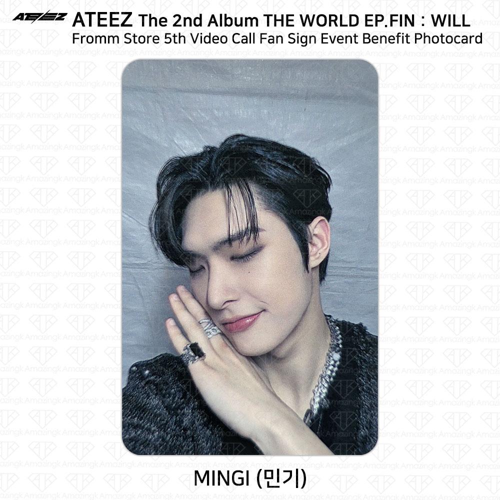 ATEEZ THE WORLD EP.FIN БУДЕТ Fromm Store Фотокарточка с выгодой для 5-го видеозвонка