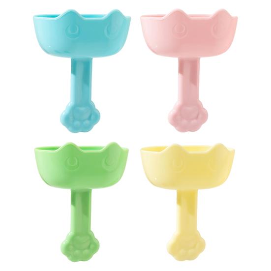 Держатель для мороженого, герметичный каплеуловитель, подставка для мороженого с ручкой в ​​виде кошачьего когтя, многоразовый держатель для палочек для льда, без беспорядка