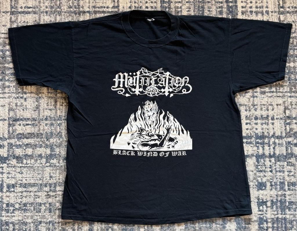 Mutiilation Black Wind Of War Black Metal Band T‑Shirt