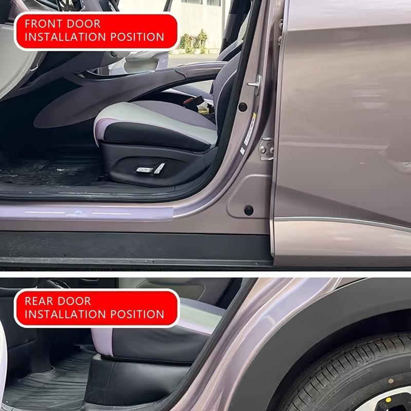 Набор из 10 силиконовых уплотнительных подушек для дверей автомобиля, Снижение шума и гашение вибрации, Амортизация для более тихой поездки, Универсальная посадка