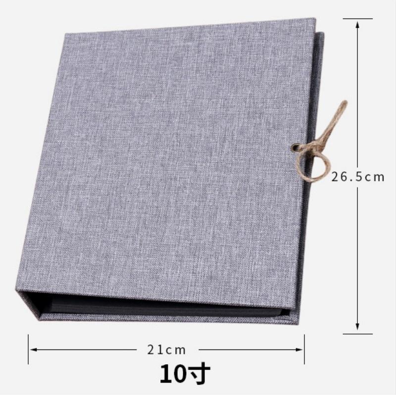 Simple Linen DIY Photo Album Wedding Album Retro Family Large-Capacity Photo Album Handmade Creative Gifts