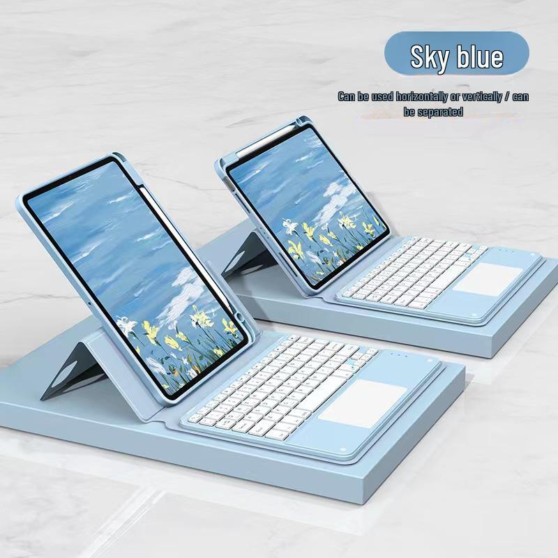 «2022 iPad 10,2-дюймовая Bluetooth-клавиатура с вращающимся магнитным защитным чехлом Pro11 для Air4/5»