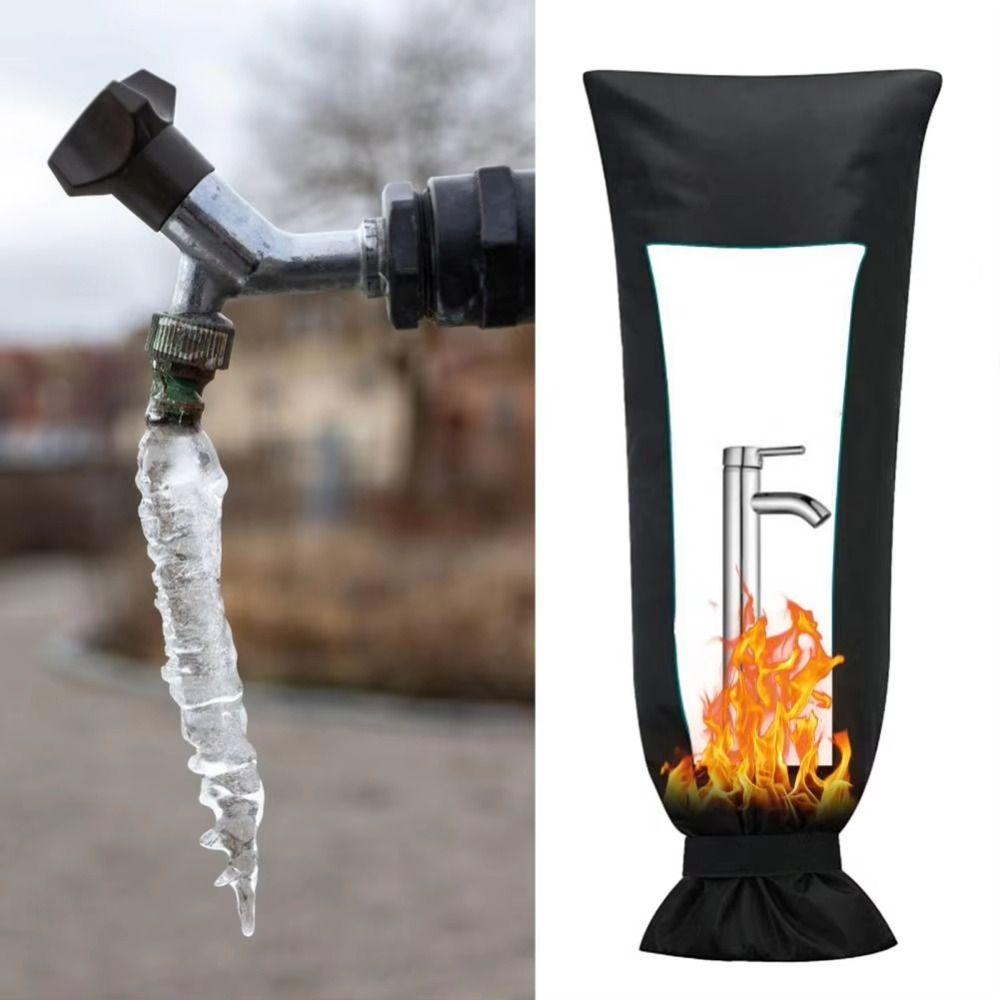 Universal Faucet Tap Cover Waterproof Faucet Insulation Cover Faucet Antifreeze Cover  Cold Weather
