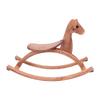 Детская деревянная лошадка с седлом и ручкой, кресло-качалка, игрушка для катания на ней для ежедневного развлечения