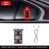 Suction Cup Solar Power Car Light Solar Powered LED Ambient Light  Car Interior Lighting