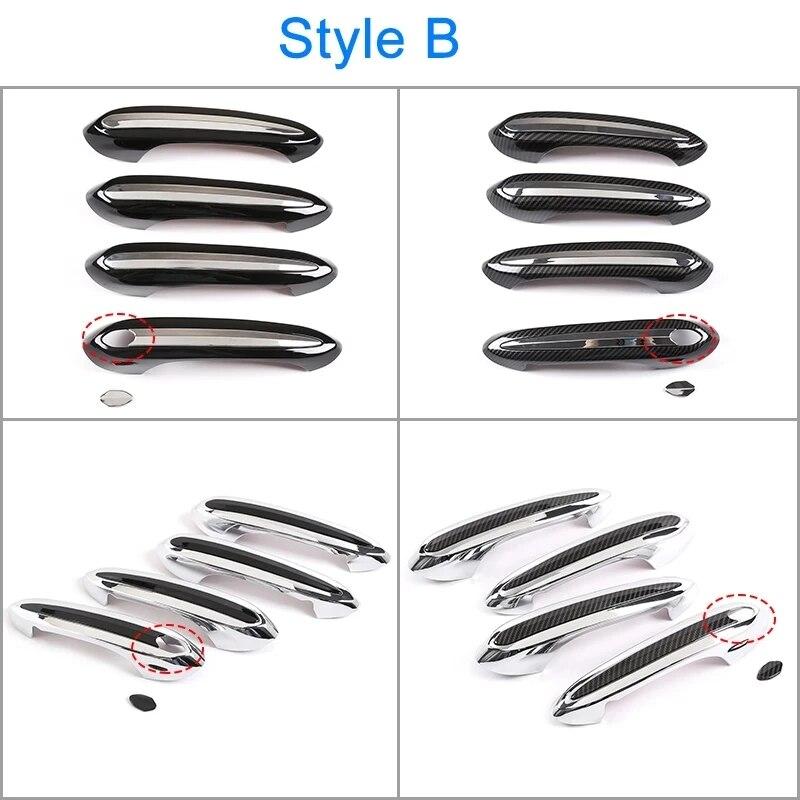Для BMW 3 5 серии 6 GT X3 X4 X5 X6 X7 G20 G30 G01 G02 G05 G06 автомобильная внешняя дверная ручка крышка дверная чаша защитные чехлы наклейка