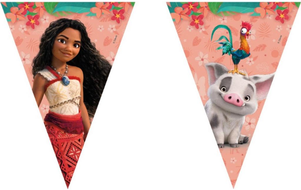Baner Papierowy Girlanda Flagi Vaiana 2 Moana Ii Disney Urodziny 230Cm