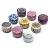 1 Pcs Retro Floral Tin Can Tea Storage Box Candy Gift Case