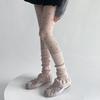 Ballet Style Knitted Foot Cover Y2K Women Leg Warmers Fashion Mid-tube Socks  Girl