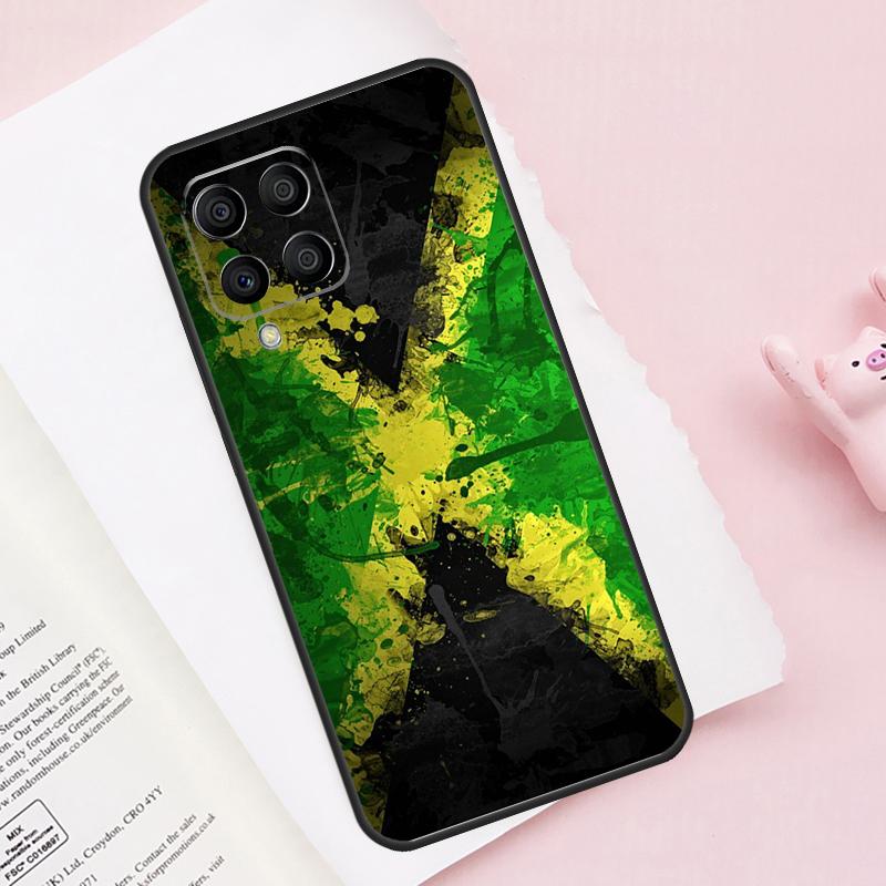 Jamaica Flag Case For Samsung Galaxy M13 M53 M16 M36 M56 M06 M52 M32 M12 M54 M34 M14 M35 M55 M15 M11 M31