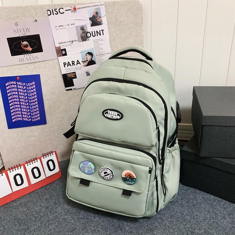 Men's Backpack Student's Lightweight Schoolbag Women's Large Capacity Backpack