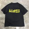 Blink-182 Рок-группа Короткий рукав ins Модный бренд Уличный панк Пара Оверсайз Свободная футболка Топ Футболка с принтом y2k топ женская одежда