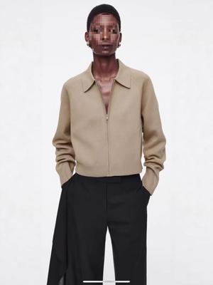 Женская легкая куртка с рукавами реглан на молнии для весны/осени