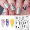 Nail Stamping Plates Flower Patterns Nail Art Image Stamp Templates Stainless Steel