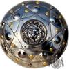 Lion Face Round Medieval Shield ~ Knight Armor Shield Solid Steel Size 16 Inch