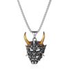 European & American Cartoon Anime Gengar Pendant Little Monster Rhinestone Hip Hop Necklace
