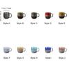 Unique 600ml Kiln-Changing Coffee Mug Ceramics Microwave Safe Breakfast Cup Large Capacity Milk Cup Living Room